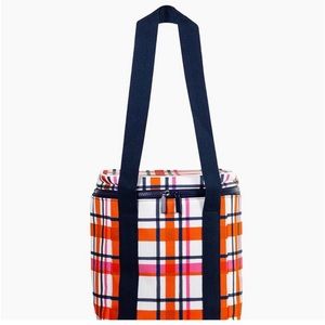 KATE SPADE INSULATED PLAID LUNCH TOTE